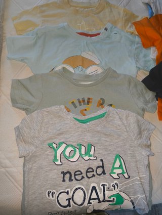 Lote 4 camisetas 18 meses Sfera y Pepco