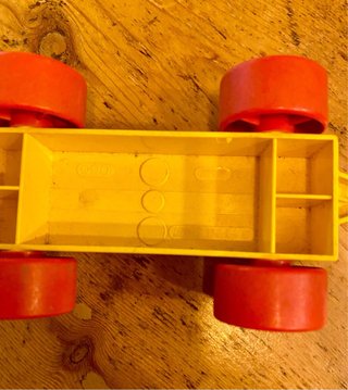Lego Duplo treno locomotiva e vagoni anni '80