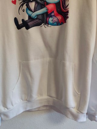 Sudadera Jack y Sally de chica talla XXL nueva.