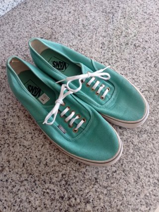 Zapatillas Vans Hombre Azul Verdoso