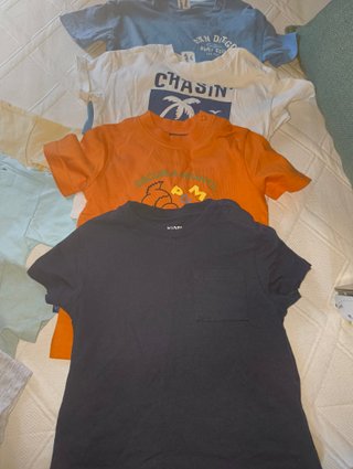 Lote 4 Camisetas Bebé 12 Meses 2 de h&m