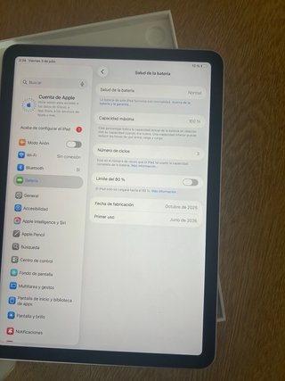iPad Air M4 Morado/Plateado