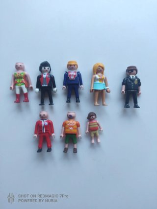 Lote 8 Figuras Playmobil Variadas