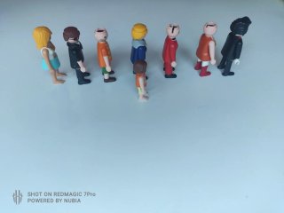 Lote 8 Figuras Playmobil Variadas
