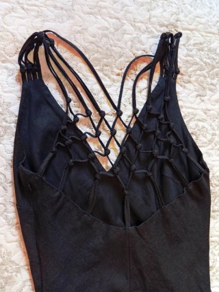 Vestido negro de C&A