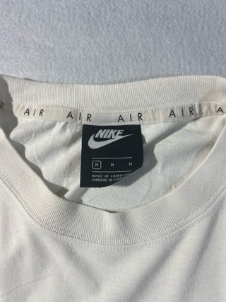 Camiseta Nike Air Blanca Talla M oversize