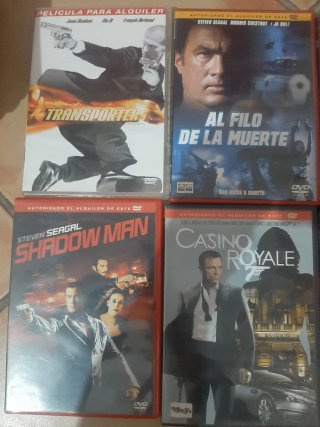 Lote 10 DVDs Acción y Aventura Lot15