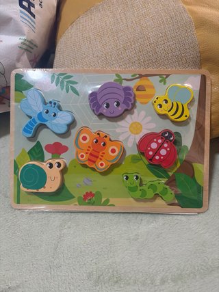 Puzzle de madera con animales