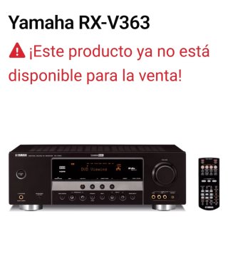 Amplificador home cinema Yamaha 5.1 RX-V363/500W