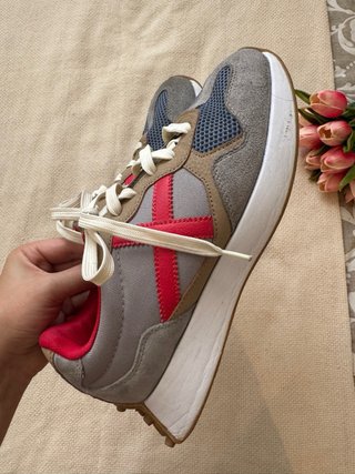 Zapatillas Munich Ante Talla 39 Color Gris