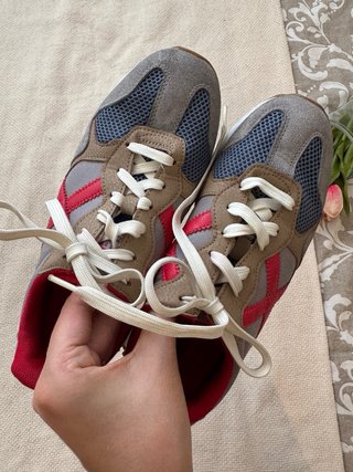 Zapatillas Munich Ante Talla 39 Color Gris