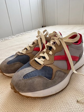 Zapatillas Munich Ante Talla 39 Color Gris