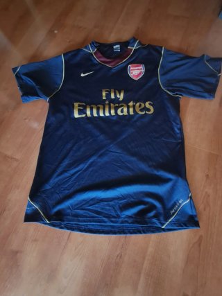 Camiseta Nike Arsenal Fly Emirates Azul Dorada