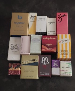 Lotto 30 miniature mignon profumo