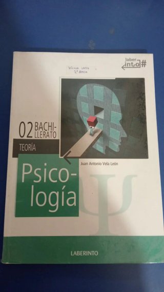 Libro psicología (teoría) 2° de bachillerato