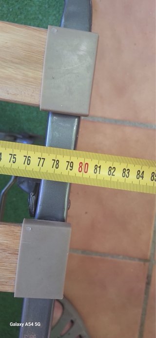 Cama Plegable Metálica y Madera