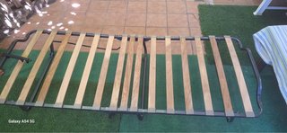 Cama Plegable Metálica y Madera
