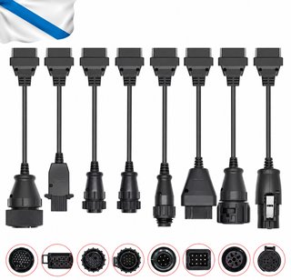 Kit 8 Adaptadores OBD-I / OBD-II para camiones