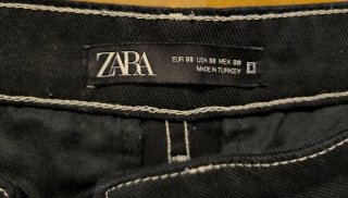 Pantalones vaqueros Zara negros
