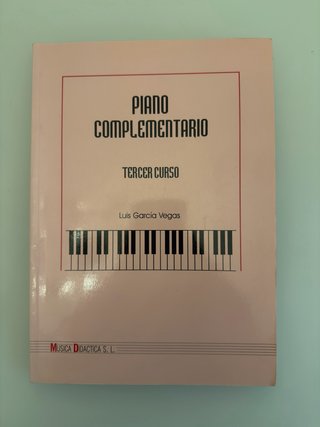 Libro Piano Complementario 3er Curso