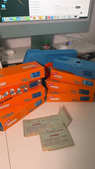 Proyector CinExin Super 8 + 8 películas