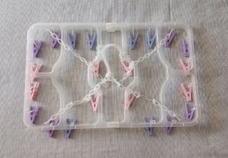 Tendedero Plegable con Pinzas