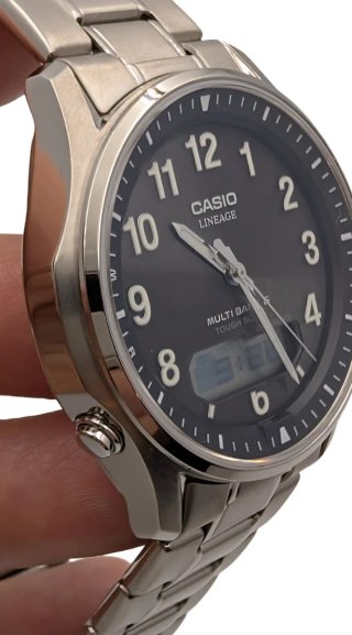 RELOJ CASIO LINEAGE SOLAR TITANIO ZAFIRO RADIOCONT