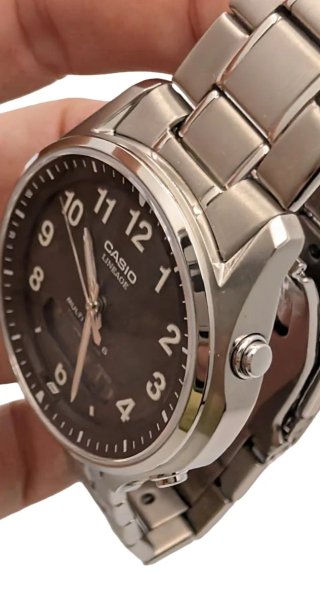 RELOJ CASIO LINEAGE SOLAR TITANIO ZAFIRO RADIOCONT