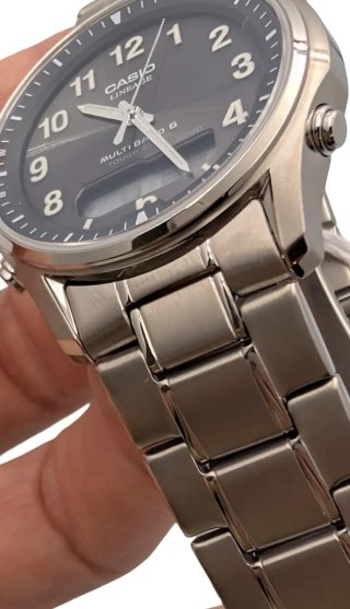 RELOJ CASIO LINEAGE SOLAR TITANIO ZAFIRO RADIOCONT