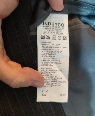 Chaqueta de traje Dustin gris