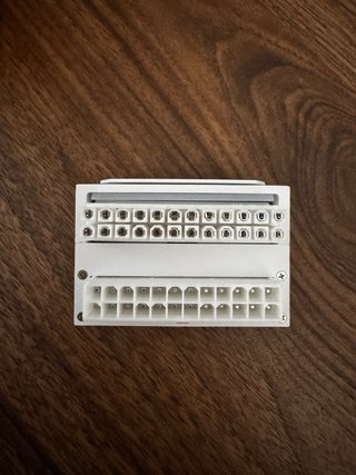 Adattatore ATX 24 pin 180° EZDIY-FAB ARGB - Bianco