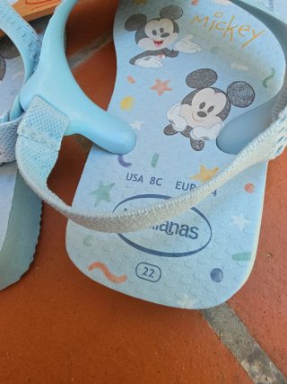 Havaianas niño Mickey Mouse Talla 22