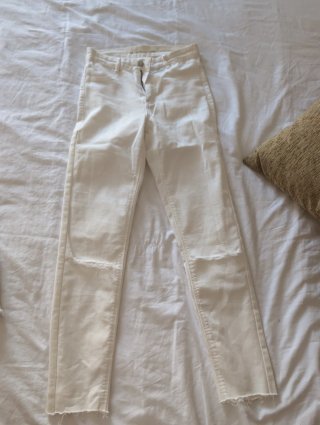 Lote 2 shorts vaqueros blancos Pull&Bear