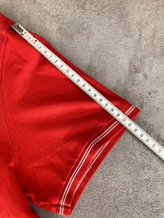 Polo Nike Pique Bordado Swoosh Rojo