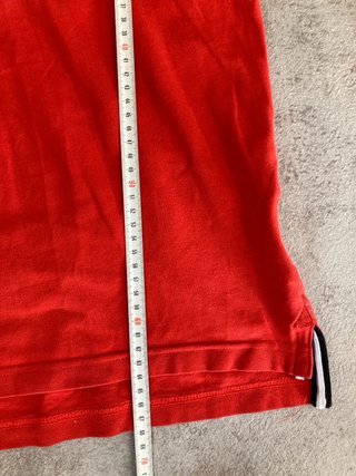 Polo Nike Pique Bordado Swoosh Rojo