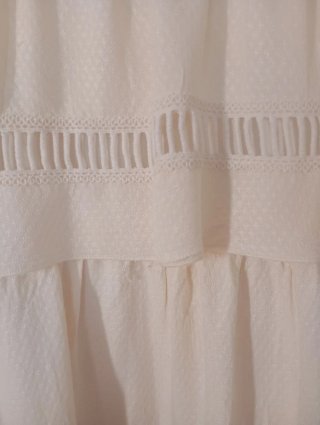 Vestido Nekane Talla Única Crema
