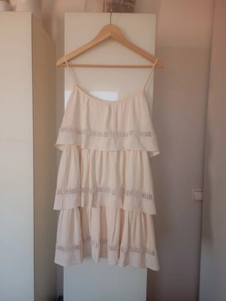 Vestido Nekane Talla Única Crema