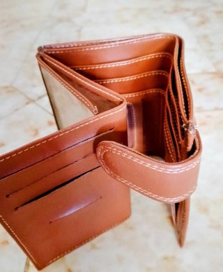 Cartera billetera RIDALMODA.  De Cuero.