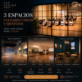 Alquiler de sala por horas | Baile, yoga, talleres