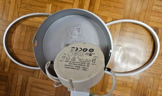 Lámpara Lazo LED - Mantra NUR - Plata/Cromo