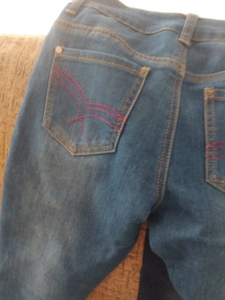 2 Vaqueros Niña Azul y Rosa 12 años