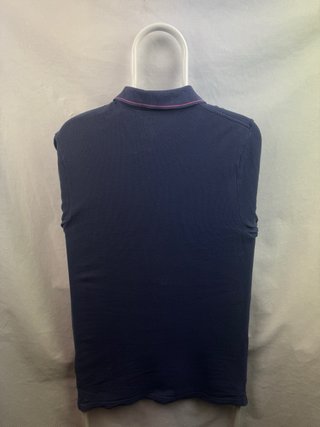 Polo Nike Azul Marino con Detalles Fucsia