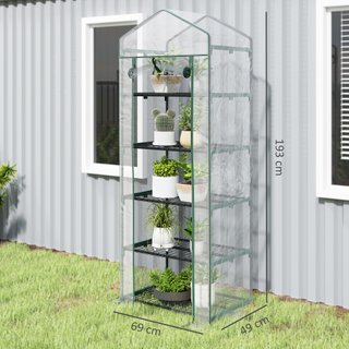 Mini Serra da Giardino e Terrazza  69x49x193 cm
