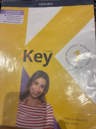 Key Bachillerato 2e 1 Student Book (Spain)