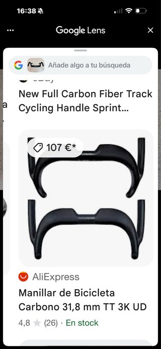 Manillar Carbono Bicicleta