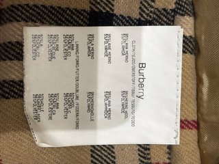 Abrigo Burberry Azul Marino