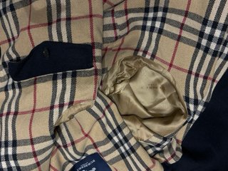 Abrigo Burberry Azul Marino