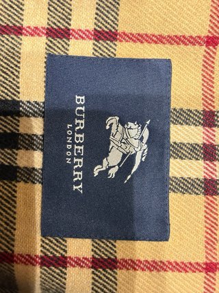Abrigo Burberry Azul Marino