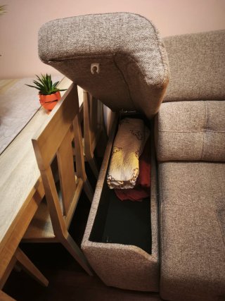 Sofá Cama Chaise Longue Tela