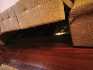 Sofá Cama Chaise Longue Tela